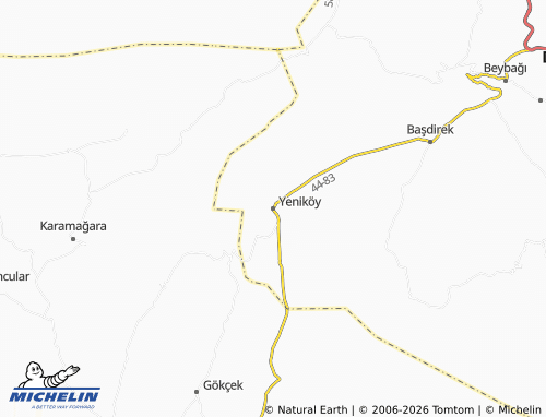 Mappa MICHELIN Yeniköy - ViaMichelin