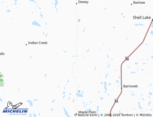 Mappa MICHELIN Roosevelt - ViaMichelin