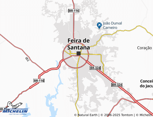 MICHELIN-Landkarte Serraria Brasil - ViaMichelin