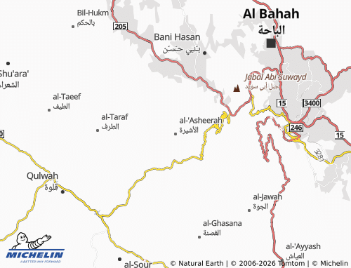 MICHELIN-Landkarte al-'Asheerah - ViaMichelin