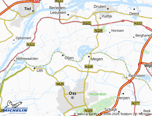 Carte MICHELIN Maasbommel - ViaMichelin