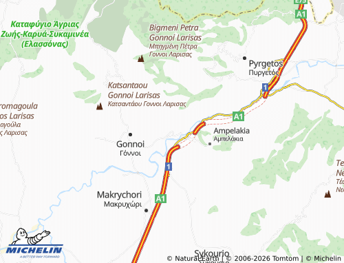 MICHELIN Itea map - ViaMichelin