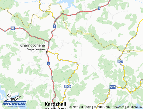 MICHELIN Yastreb map - ViaMichelin
