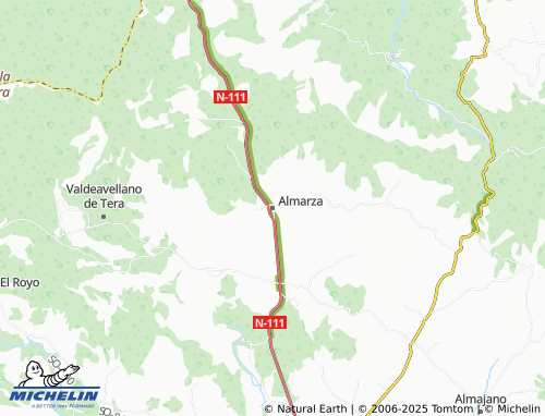 MICHELIN Almarza map - ViaMichelin