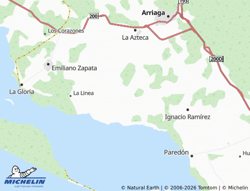 Carte MICHELIN Ejido Villa del Mar - ViaMichelin