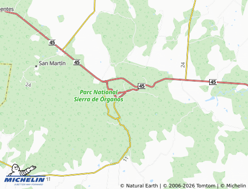 MICHELIN San Pedro map - ViaMichelin