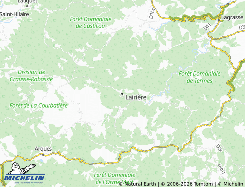 Mapa MICHELIN Lairière - ViaMichelin