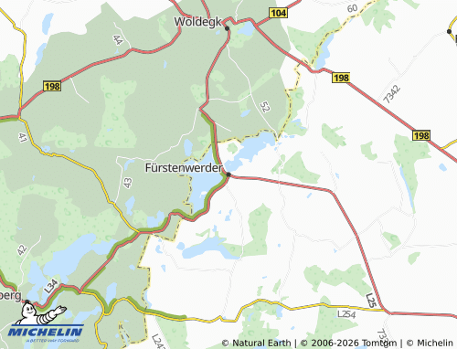 Mappa MICHELIN Fürstenwerder - ViaMichelin