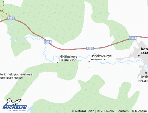 MICHELIN-Landkarte Okonechnikova - ViaMichelin