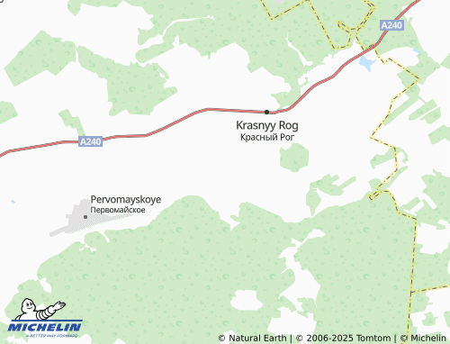 MICHELIN Usoshki map - ViaMichelin