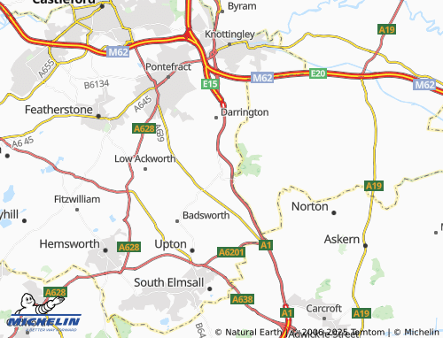 MICHELIN Wentbridge map - ViaMichelin