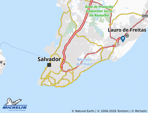 Mappa MICHELIN Tancredo Neves - ViaMichelin