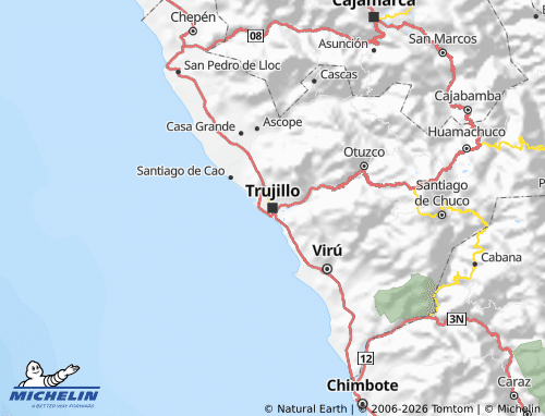 Mappa MICHELIN La Libertad - ViaMichelin