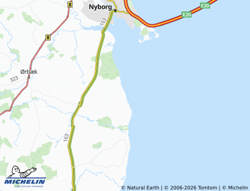Mappa MICHELIN Tårup Strand - ViaMichelin