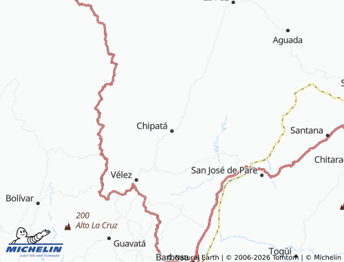 Carte MICHELIN Chipatá - ViaMichelin