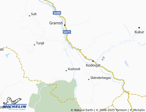 MICHELIN Nartë map - ViaMichelin