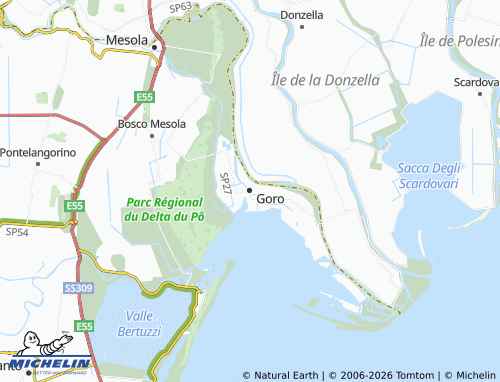 MICHELIN Goro map - ViaMichelin