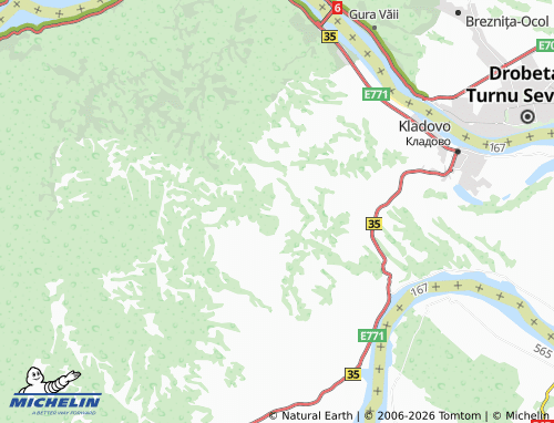 Mapa MICHELIN Podvrška - ViaMichelin
