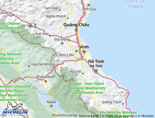 Mapa MICHELIN Đức Thọ - ViaMichelin