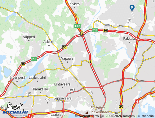 MICHELIN Myyrmäki map - ViaMichelin