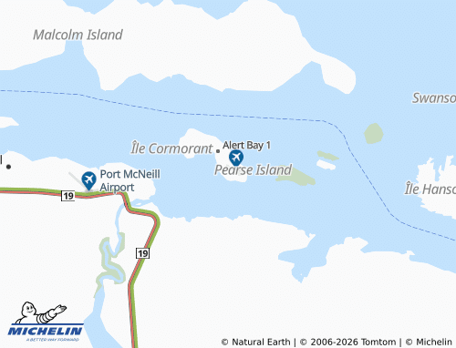 MICHELIN-Landkarte Alert Bay - ViaMichelin