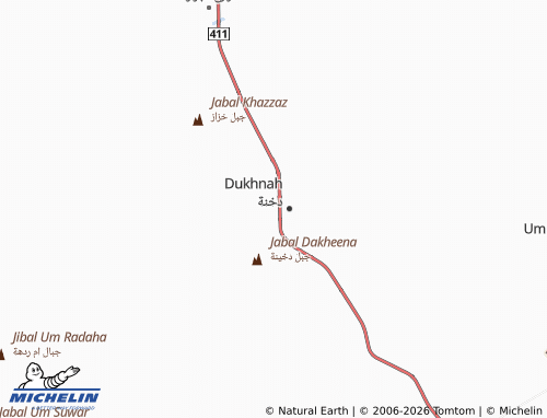 MICHELIN-Landkarte al-Nahdah - ViaMichelin