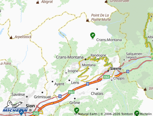 Mapa MICHELIN Plans Mayens - ViaMichelin
