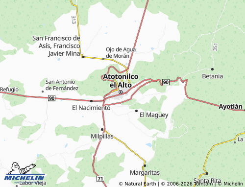 Carte MICHELIN Infonavit Progreso - ViaMichelin
