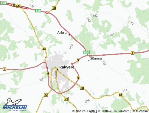 Mapa MICHELIN Näpi - ViaMichelin