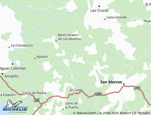 Mappa MICHELIN Yucatán de las Flores - ViaMichelin