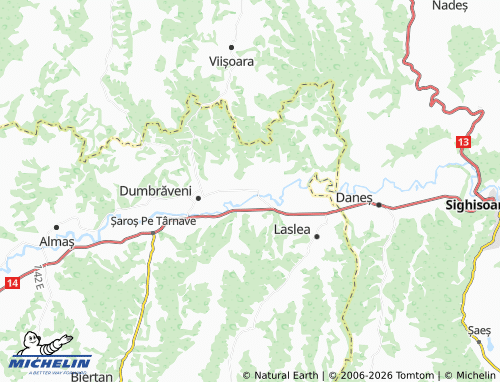 MICHELIN Hoghilag map - ViaMichelin