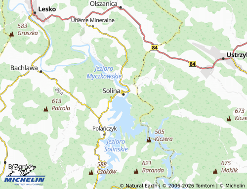MICHELIN Solina map - ViaMichelin