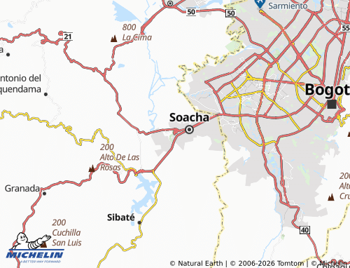 Mapa MICHELIN San Andrés - ViaMichelin