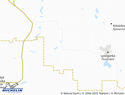 MICHELIN Novospasovka map - ViaMichelin