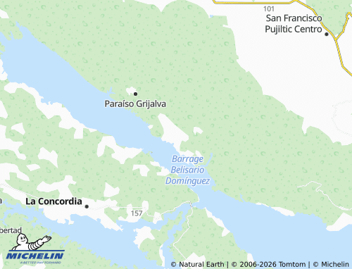 MICHELIN Río Jordán map - ViaMichelin
