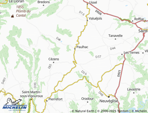 Mappa MICHELIN Douze - ViaMichelin