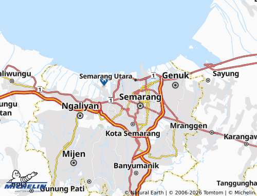 Mapa MICHELIN Pendrikan Kidul - ViaMichelin