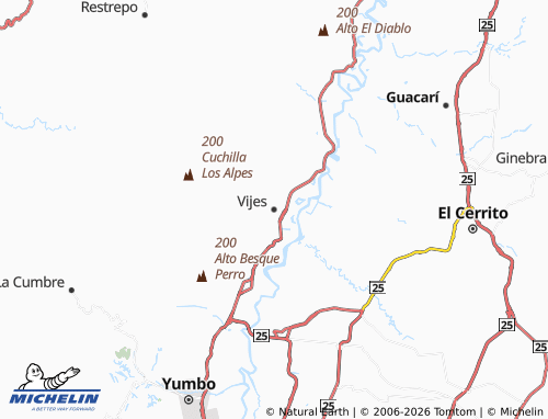 MICHELIN Vijes map - ViaMichelin