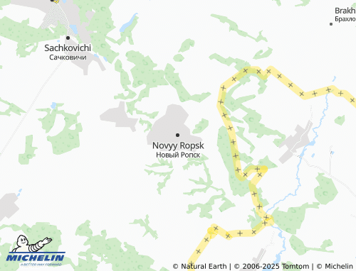 MICHELIN Novyy Ropsk map - ViaMichelin