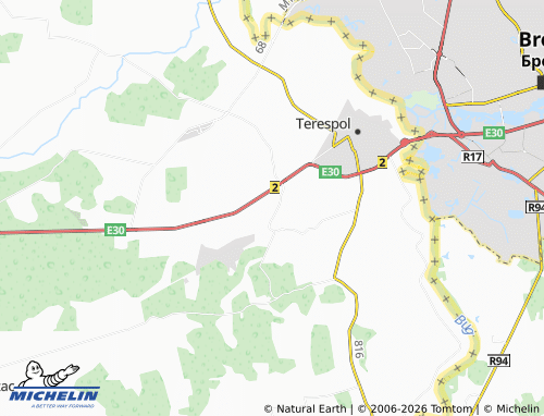 MICHELIN Kobylany map - ViaMichelin