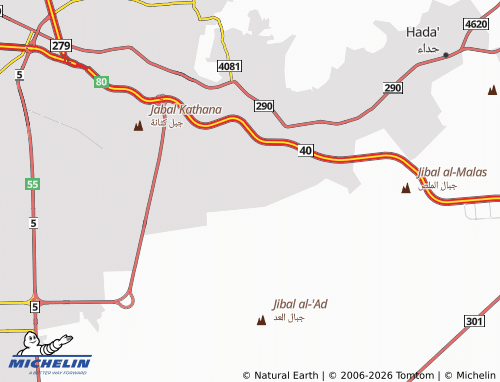 MICHELIN-Landkarte al-Osaylah - ViaMichelin