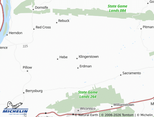Carte MICHELIN Klingerstown - ViaMichelin