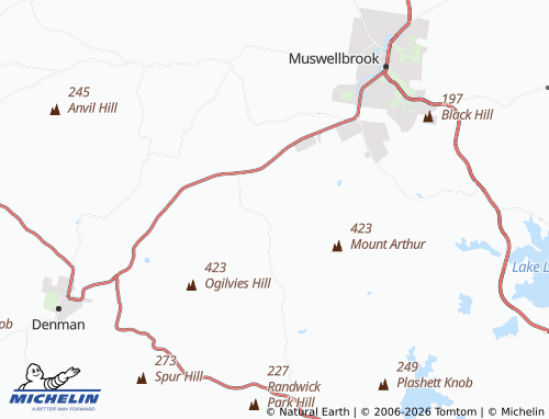 Mapa MICHELIN Edderton - ViaMichelin