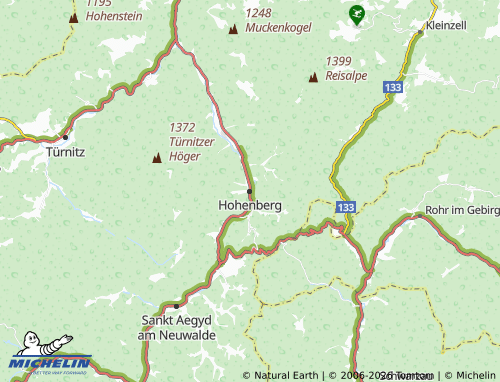 Mapa MICHELIN Hohenberg - ViaMichelin
