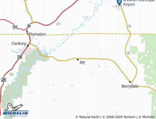 Mappa MICHELIN Jay - ViaMichelin