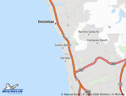 Mappa MICHELIN Solana Beach - ViaMichelin