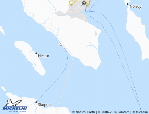 Mappa MICHELIN Kirkjubøur - ViaMichelin