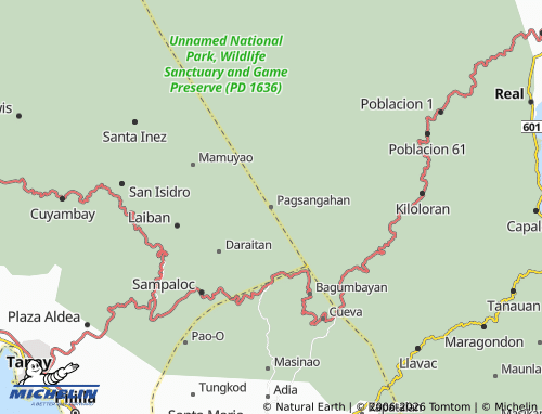 MICHELIN Pagsangahan map - ViaMichelin