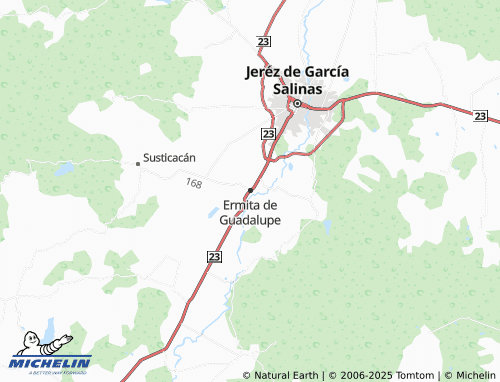 MICHELIN Ermita de Guadalupe map - ViaMichelin
