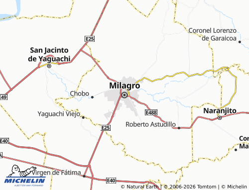 Mapa MICHELIN Milagro - ViaMichelin